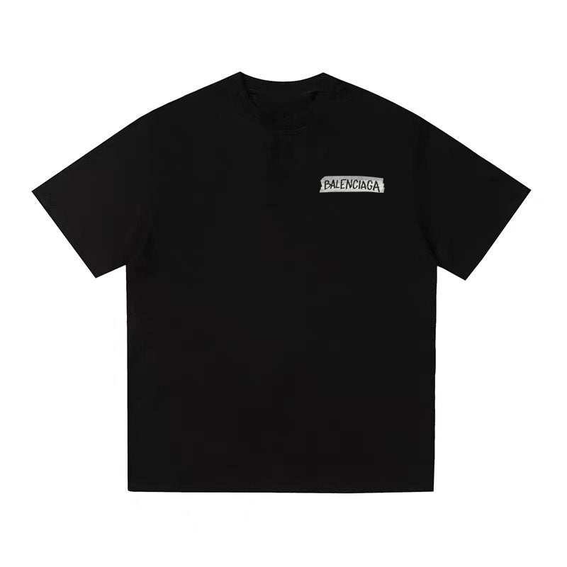 BALENCIAGA Kaos Seri Huruf, Unisex '"COD '"  BA-17