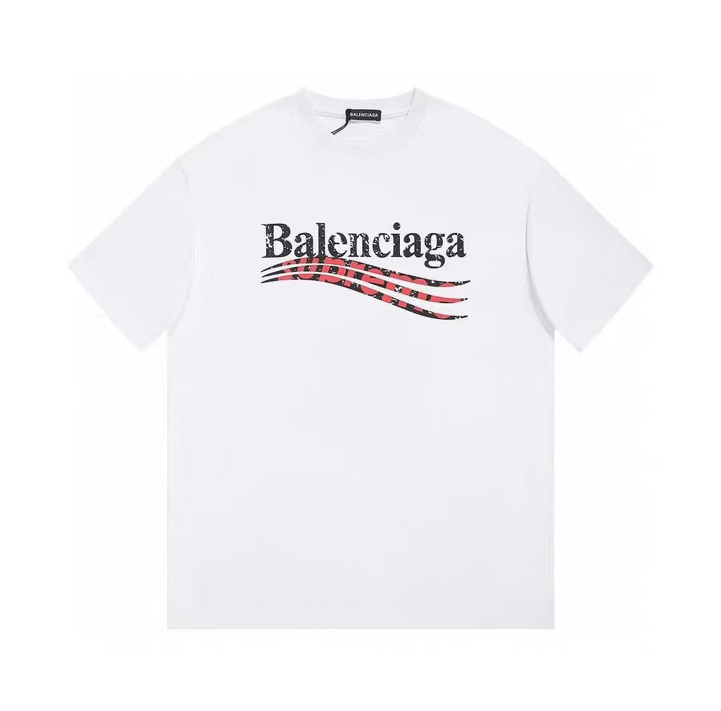 BALENCIAGA Kaos Logo Seri Huruf, Unisex '"COD '"  BA-18