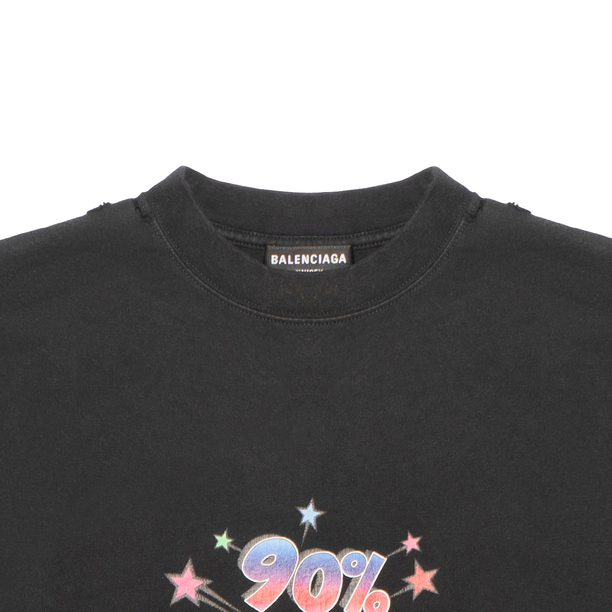 Kaos Pendek Balenciaga dengan Motif Gambar/Cetak, Cocok untuk Pria dan Wanita -BL-05
