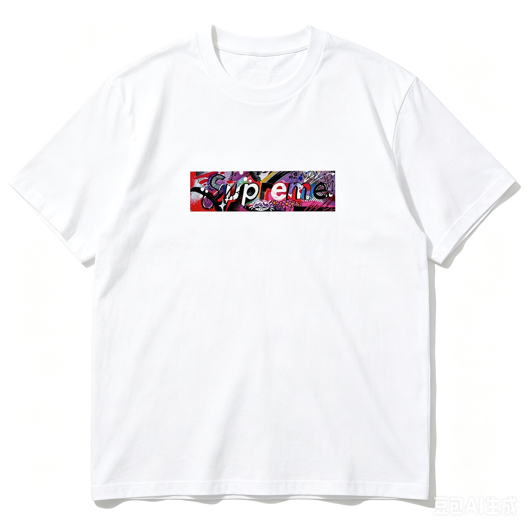 SUPREME Kaos Logo Seri Huruf, Unisex 'COD'