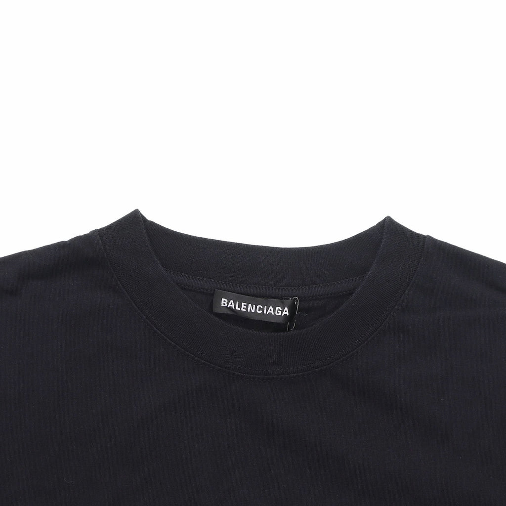Kaos Pendek Balenciaga dengan Motif Gambar/Cetak, Cocok untuk Pria dan Wanita -BL-39