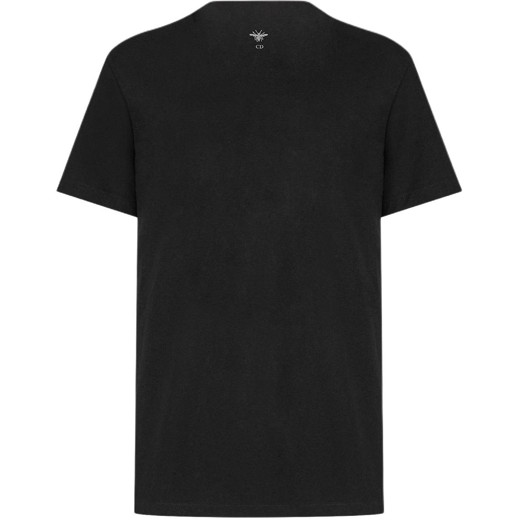 Kaos Pendek DIOR dengan Motif Gambar/Cetak, Cocok untuk Pria dan Wanita  -D-23