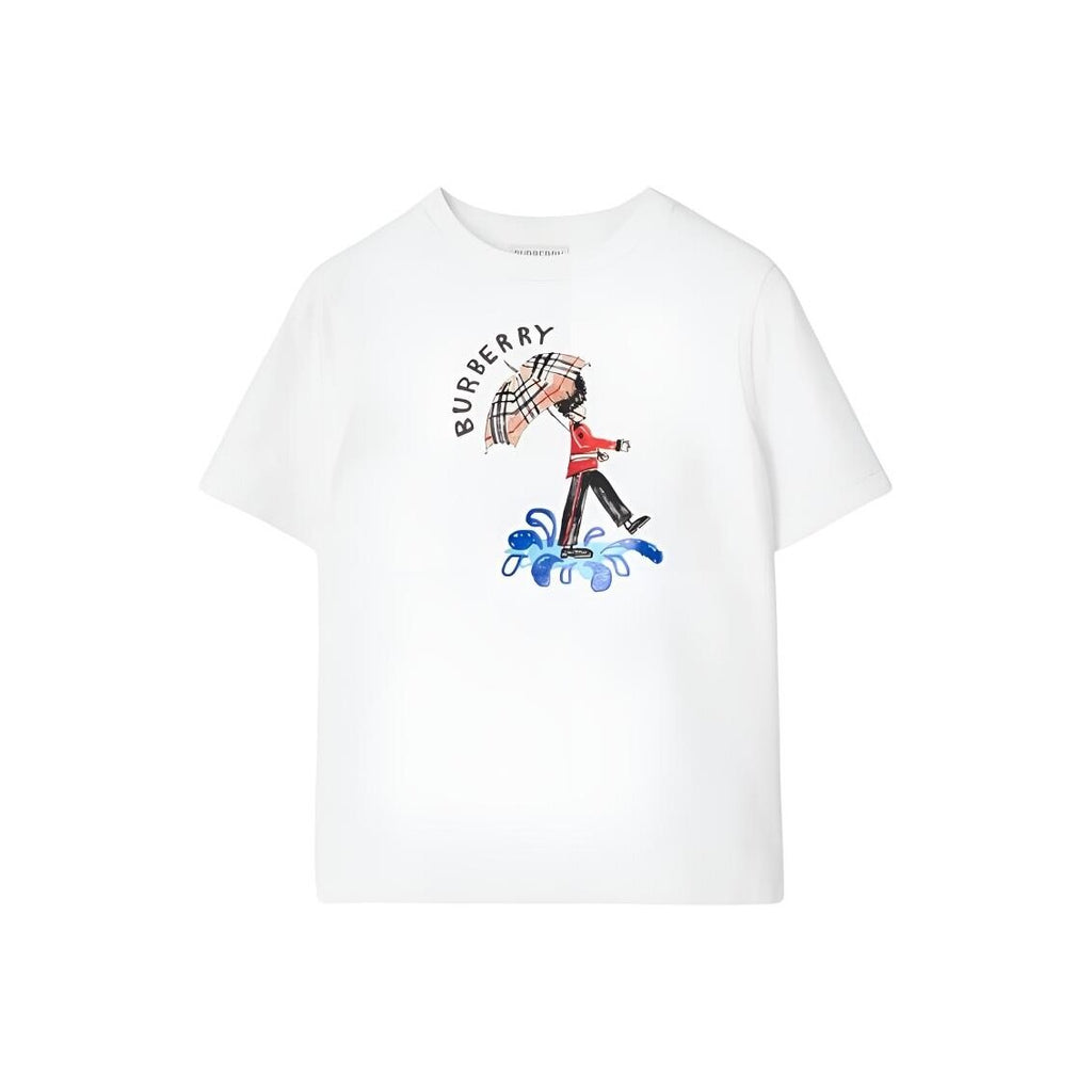 Burberry Kaos Logo Seri Huruf, Unisex, COD '"B-66