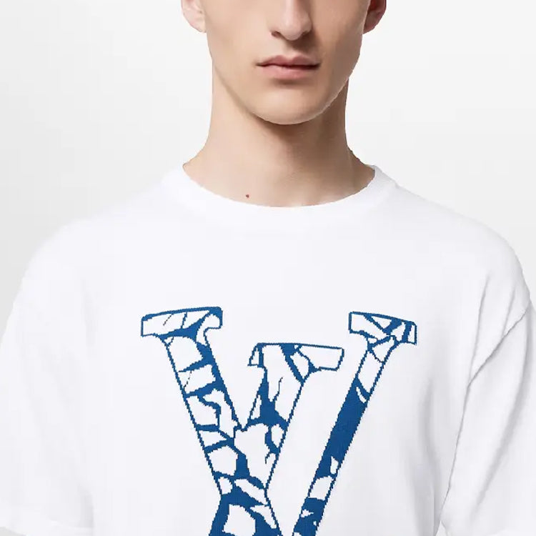 LV Kaos Logo Seri Huruf, Unisex, COD '-L-17